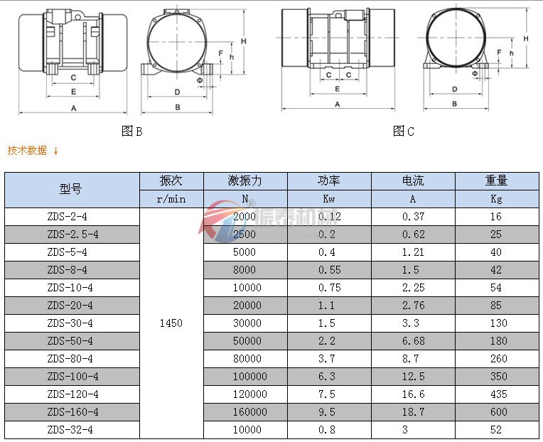 ZDS振動(dòng)電機(jī)