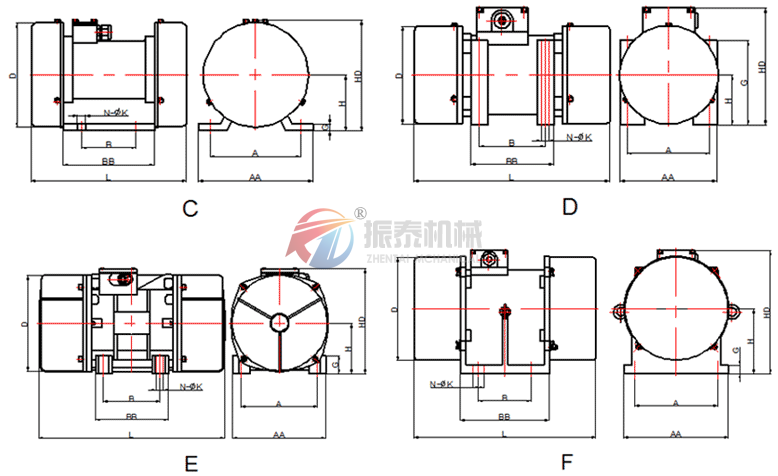 YZUB振動(dòng)電機(jī)